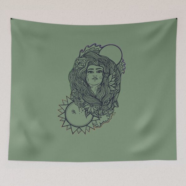 Item preview, Rainbow Earth Goddess designed and sold by FrictionMaxxing.