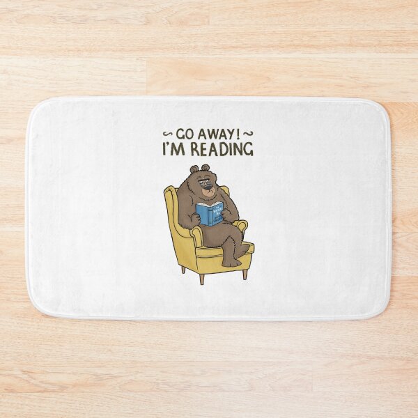 Item preview, Go Away! I'm Reading designed and sold by carlbatterbee.