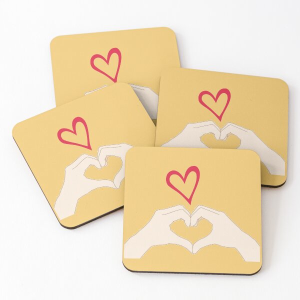 Item preview, Korean heart kpop hand heart   designed and sold by arorar.