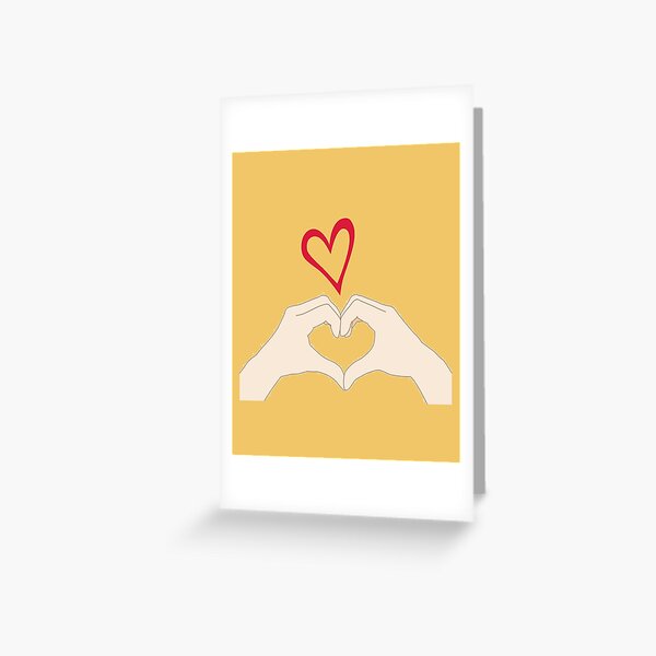 Carte De Vœux Emoji Coeur Coreen Par Primetee Redbubble