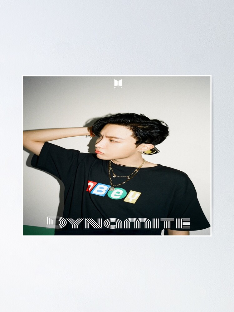 Jhope Dynamite Photoshoot Poster By Mayrafer Redbubble