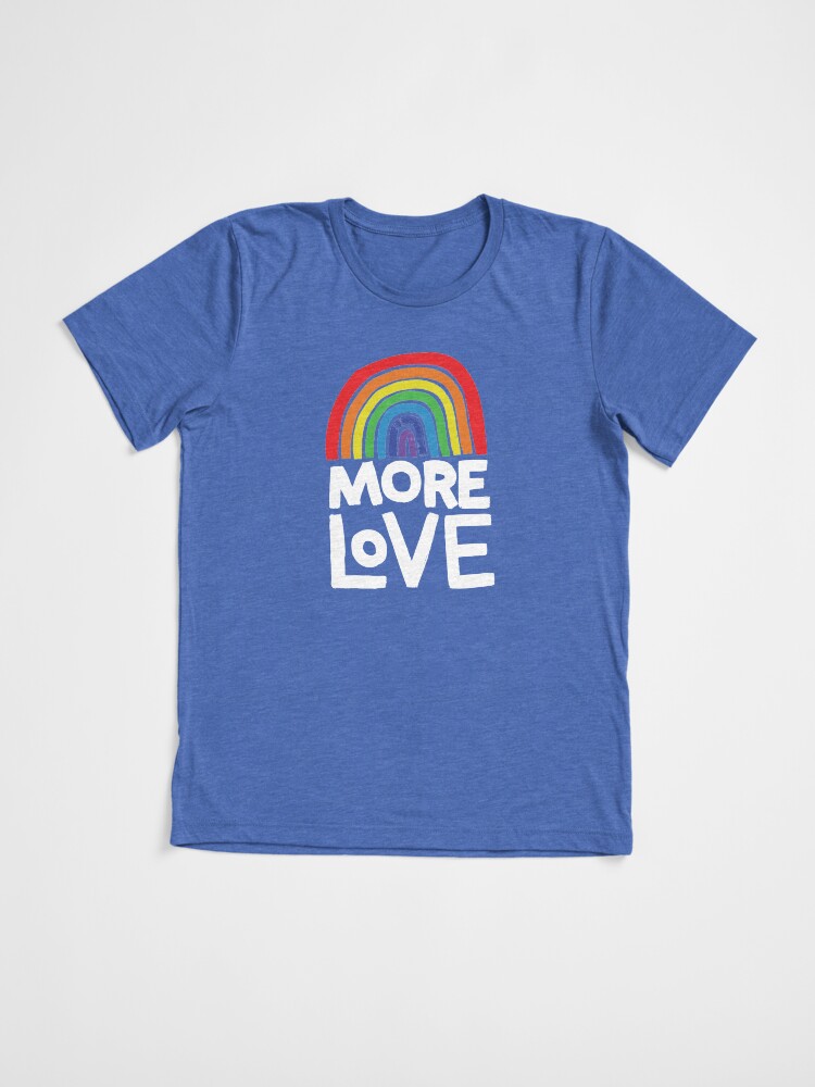 Thumbnail 3 of 7, Tri-blend T-Shirt, more love designed and sold by wellkeptthing.