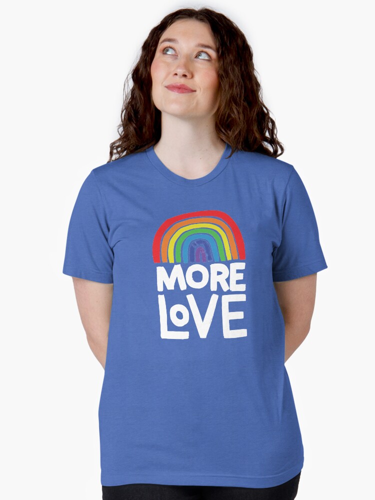 Thumbnail 2 of 7, Tri-blend T-Shirt, more love designed and sold by wellkeptthing.