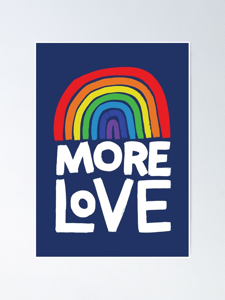 Thumbnail 1 of 3, Poster, more love designed and sold by wellkeptthing.