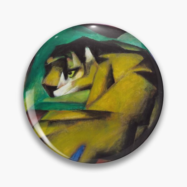 Item preview, Franz Marc - The Tiger (background added to fit clothing) designed and sold by TheCurators.
