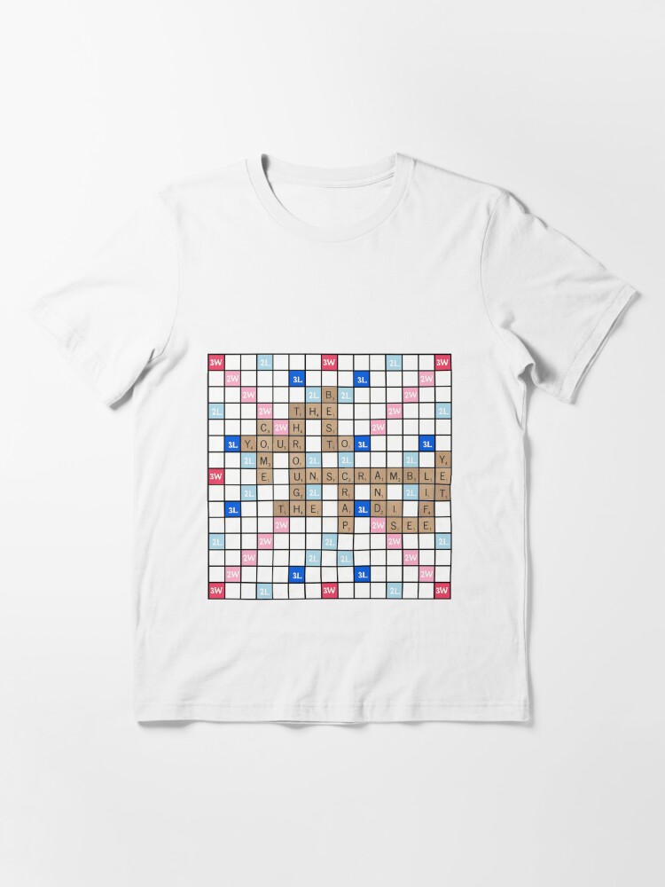 Alternate view of Scrabble T-shirt Essential T-Shirt