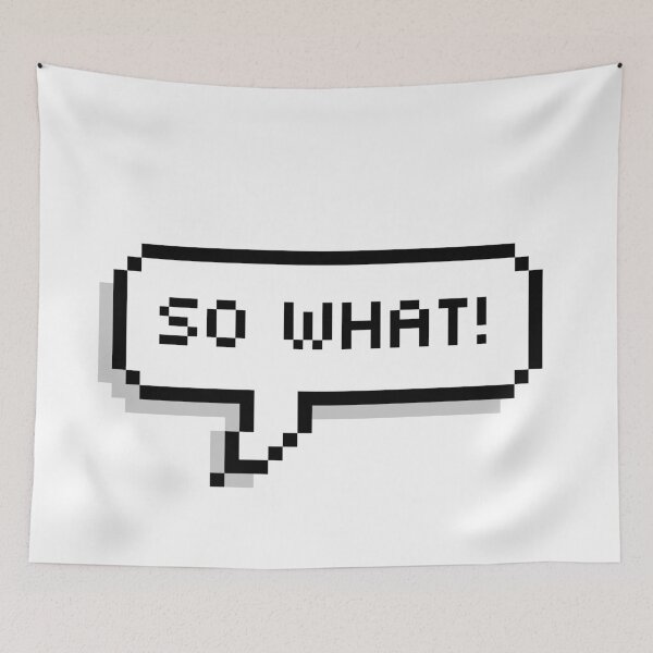 Item preview, So What! Lyrics Speech Bubbles designed and sold by CrystalCrush.