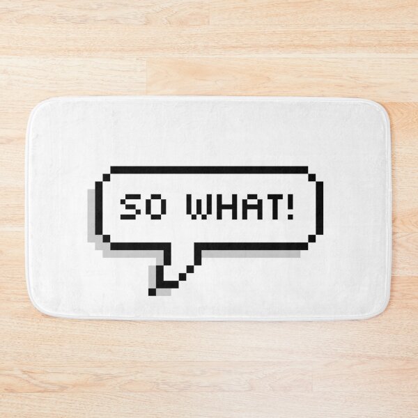 Item preview, So What! Lyrics Speech Bubbles designed and sold by CrystalCrush.