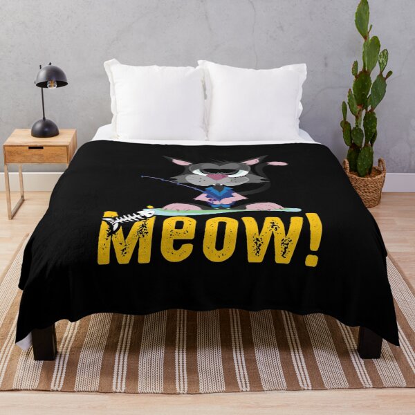Item preview, Meow a cat fishing designed and sold by Oblivyum.