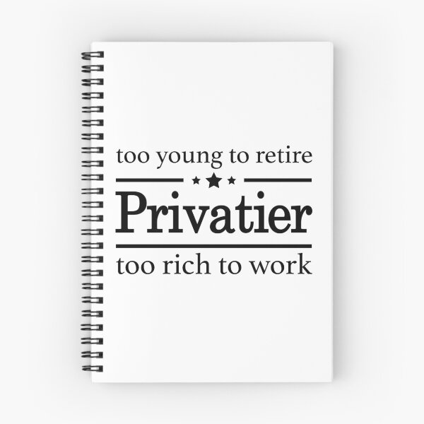 Item preview, Too rich to work - Privatier designed and sold by OVMEngemann.