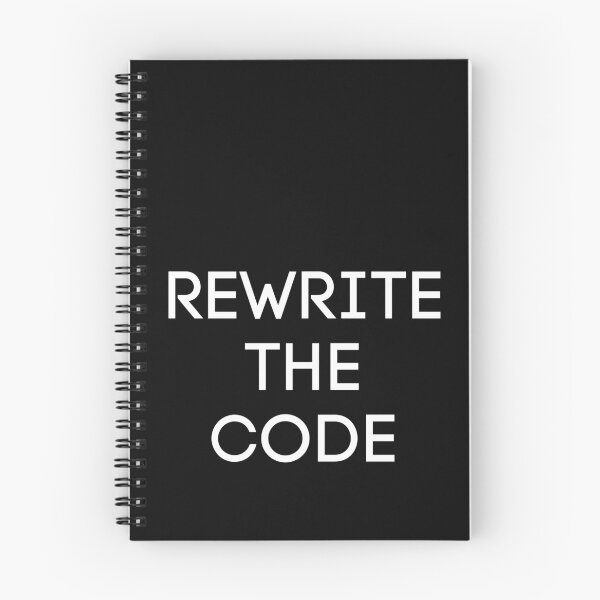 Item preview, Rewrite the Code - Tech Geek designed and sold by WeAreSatoshi.