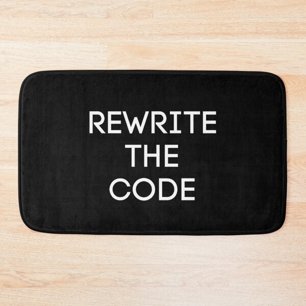 Item preview, Rewrite the Code - Tech Geek designed and sold by WeAreSatoshi.