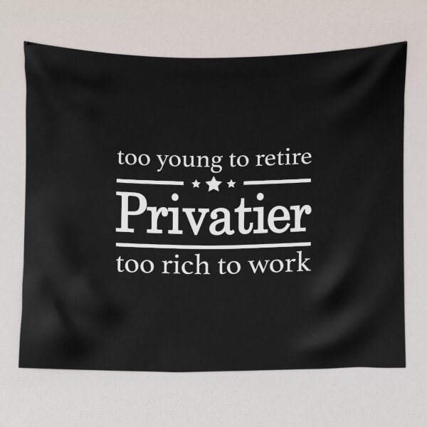 Item preview, Too rich to work - Privatier light designed and sold by OVMEngemann.