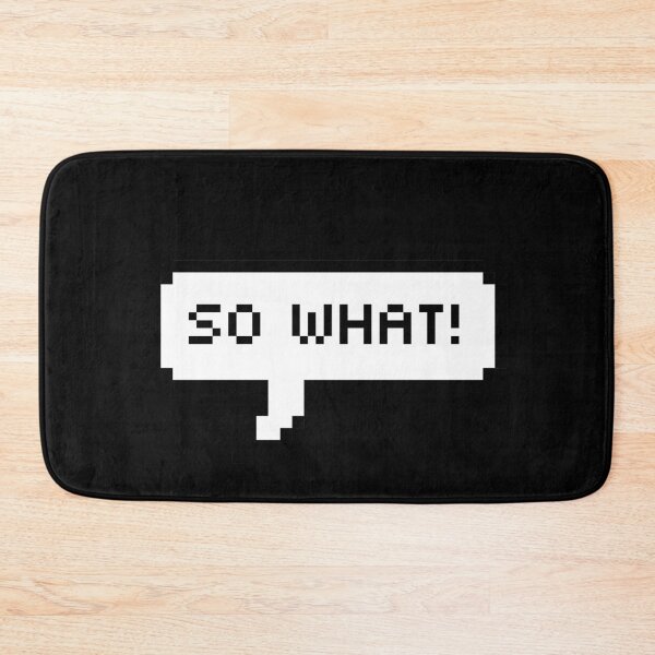 Item preview, So What! Lyrics Speech Bubbles designed and sold by CrystalCrush.