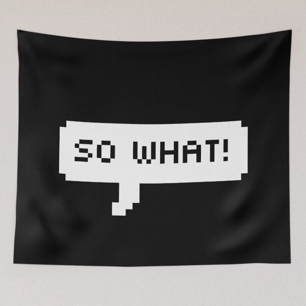 Item preview, So What! Lyrics Speech Bubbles designed and sold by CrystalCrush.