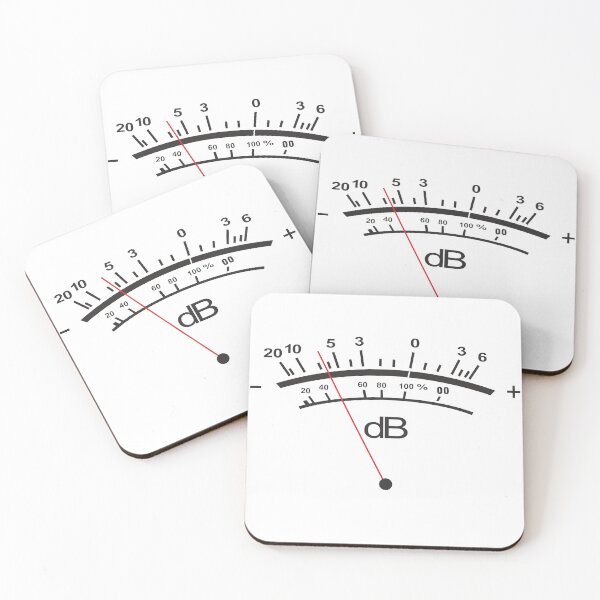 Item preview, VU-Meter dB Analog Display - Black Graphic designed and sold by Gerdek.