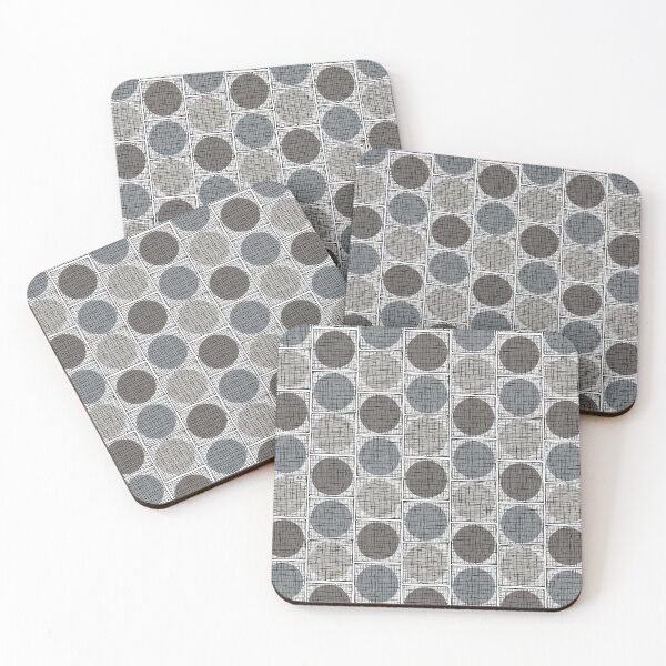 Item preview, Mid-Mod Circle Grid - Neutrals designed and sold by Elizabeth-Hale.