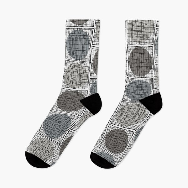 Item preview, Mid-Mod Circle Grid - Neutrals designed and sold by Elizabeth-Hale.