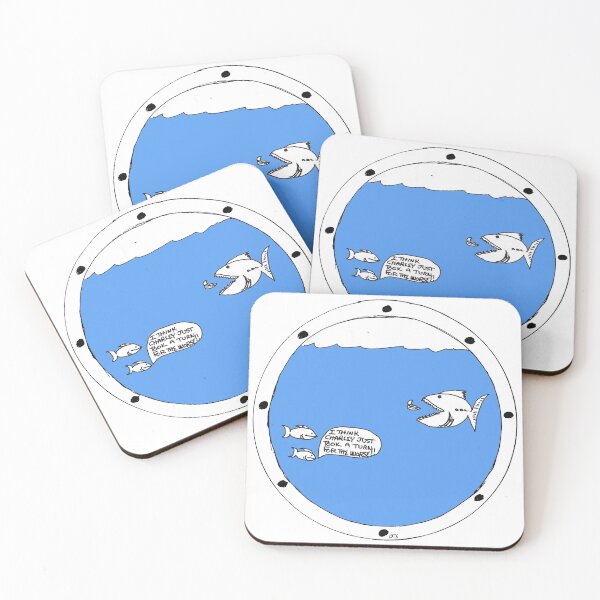 Item preview, FishQuips No. 21: Don't Turn Back, Fish Humor Comic designed and sold by FishQuips.