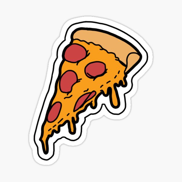 Pizza Clipart Stickers Redbubble