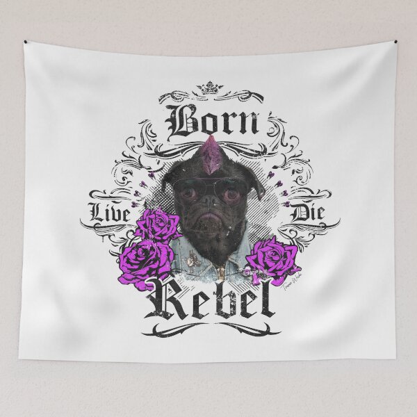 Item preview, Rebel Pug designed and sold by Trevor Wade.