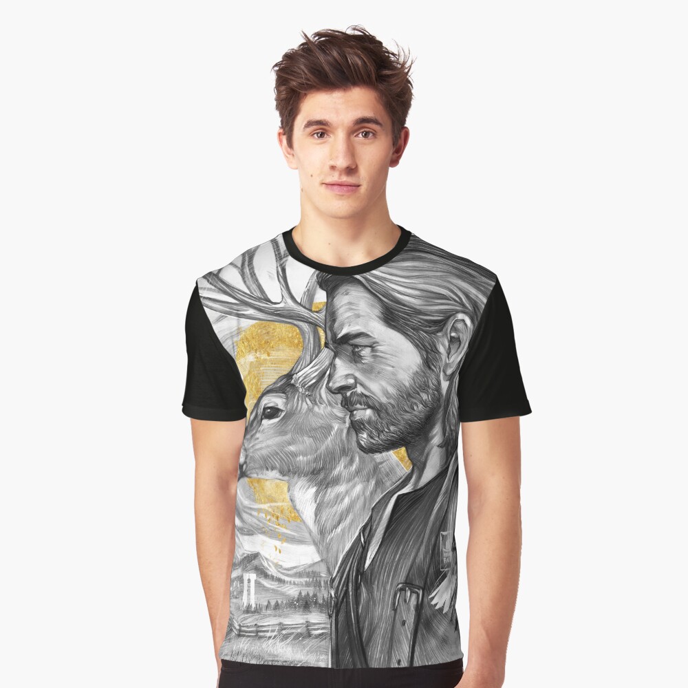 Vista previa del artículo con la obra «Camiseta gráfica», diseñado y vendido por JustAnor.