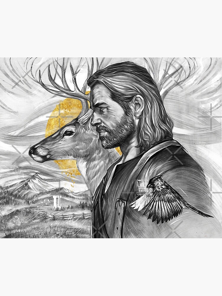 Imagen 3 de 3, Póster con la obra Honor, diseñada y vendida por JustAnor.