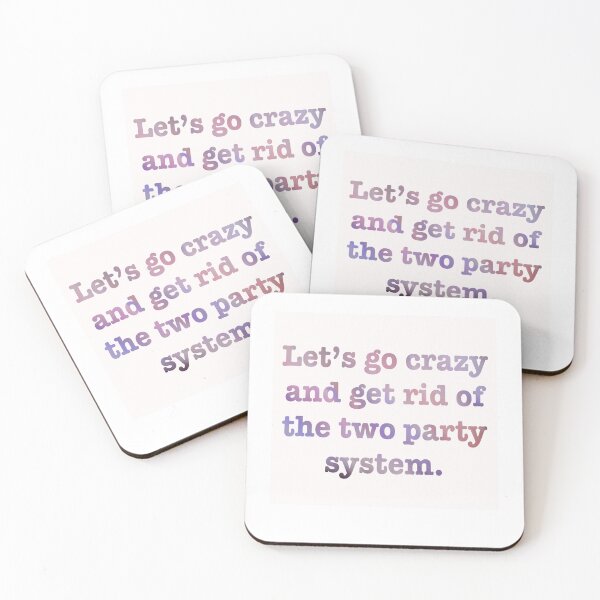 Item preview, Let's Get Rid of the Two Party System designed and sold by thirdstarshop.