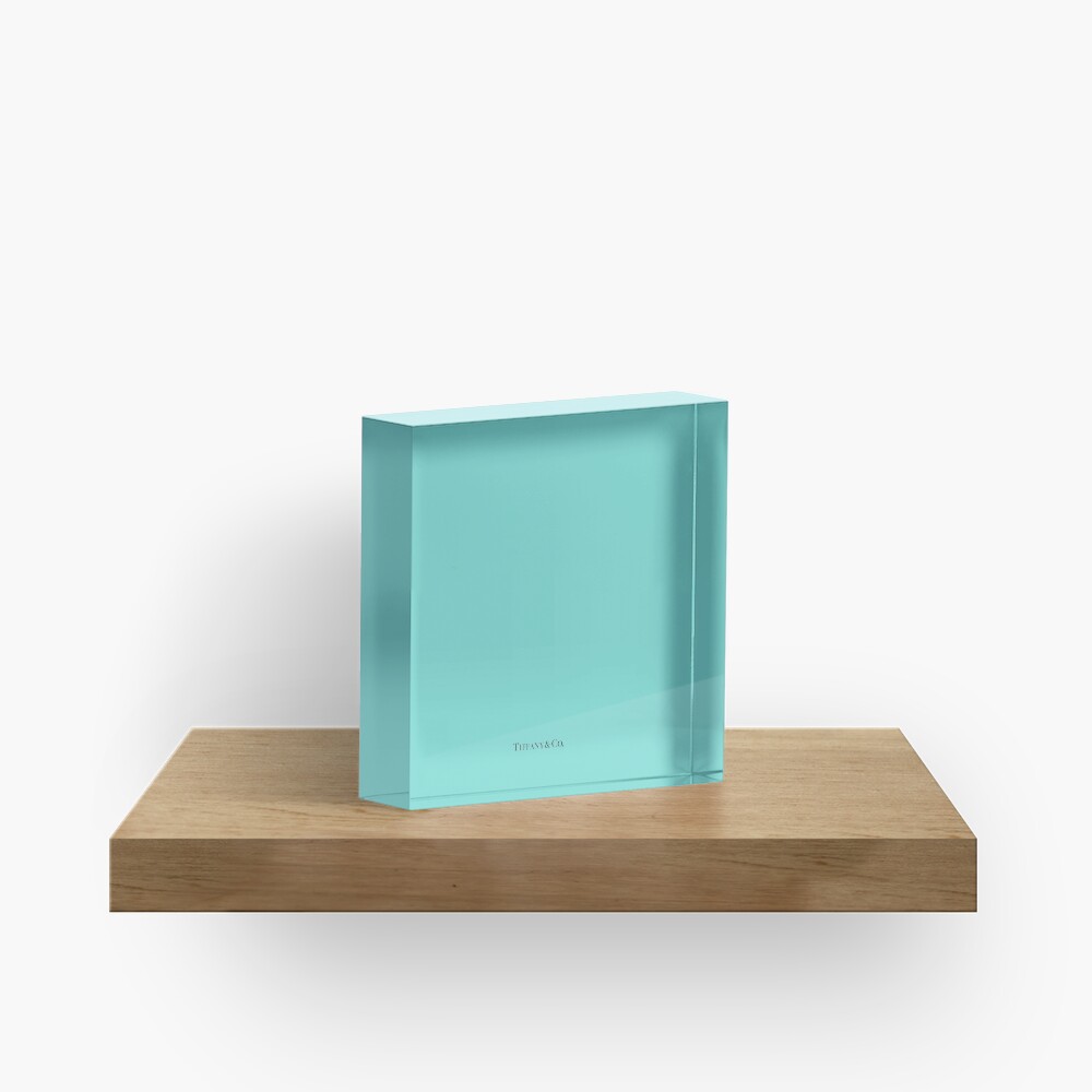 Tiffany Blue w/ Logo Acrylic Block
