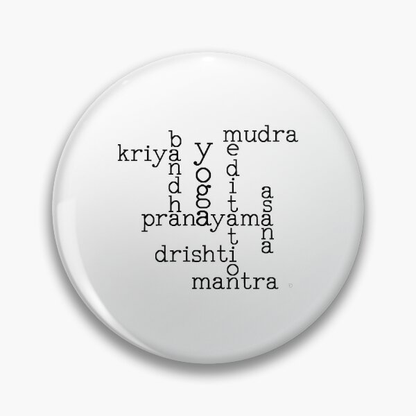 Item preview, Kundalini Yoga Elements Crossword - Meditation, kriya, bandha, pranayama, asana, pose, mudra, mantra  designed and sold by BDogCreations.