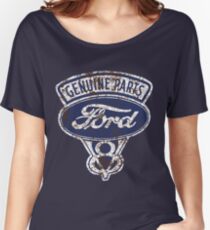 Oil Stained Ford Sign Women's Relaxed Fit T-Shirt