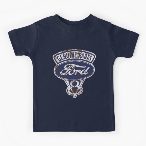 Oil Stained Ford Sign Kids T-Shirt