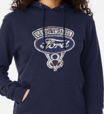 Oil Stained Ford Sign Lightweight Hoodie