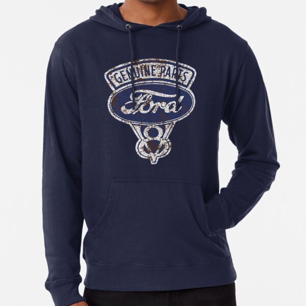 Oil Stained Ford Sign Lightweight Hoodie