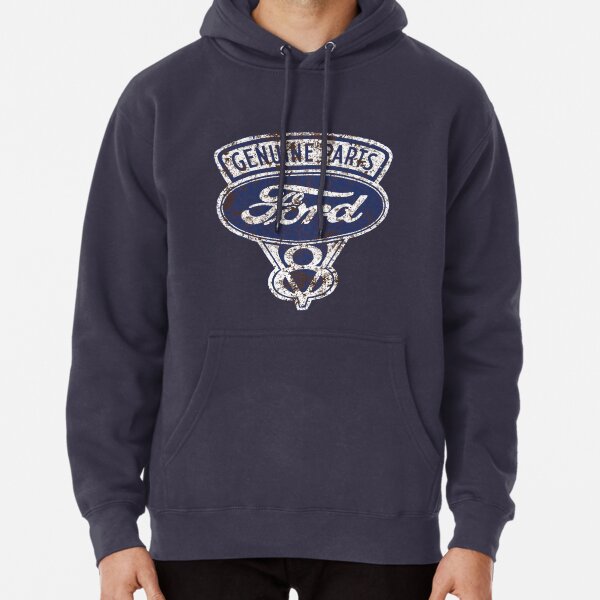 Oil Stained Ford Sign Pullover Hoodie