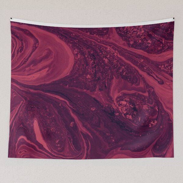Item preview, Plum Red Liquid effect //colorful water drops effect designed and sold by Aishwarya  Singh.