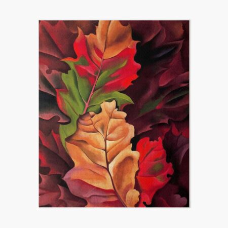 Autumn Leaves, Lake George (1924) by Georgia O'Keeffe Art Board Print