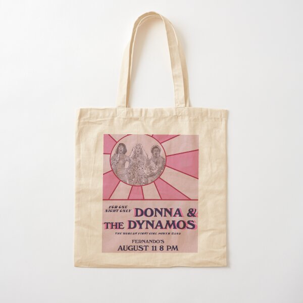 Donna and the Dynamos poster Cotton Tote Bag