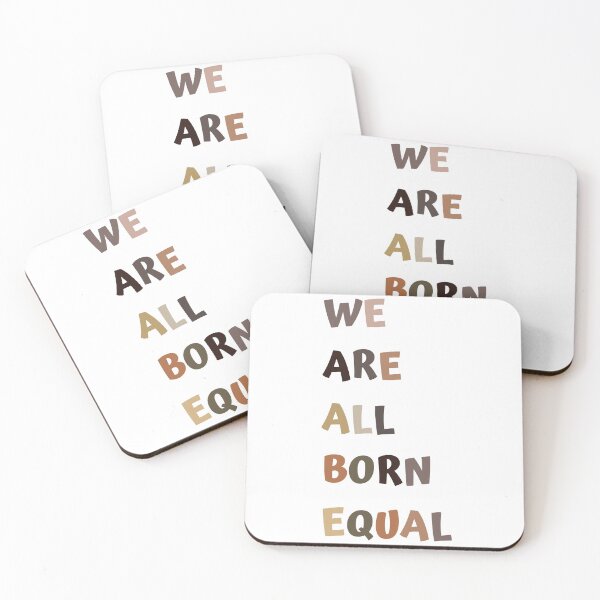 Item preview, We Are All Born Equal text designed and sold by tona-abisola.