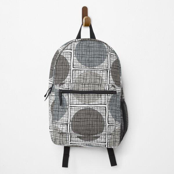 Item preview, Mid-Mod Circle Grid - Neutrals designed and sold by Elizabeth-Hale.