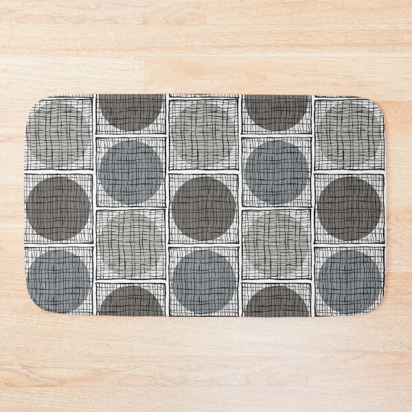 Item preview, Mid-Mod Circle Grid - Neutrals designed and sold by Elizabeth-Hale.