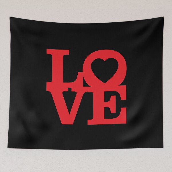 Item preview, Love letter heart in O red designed and sold by Two Left Hands Design.
