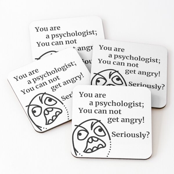 Item preview, Angry Psychologist designed and sold by PsycheStore.