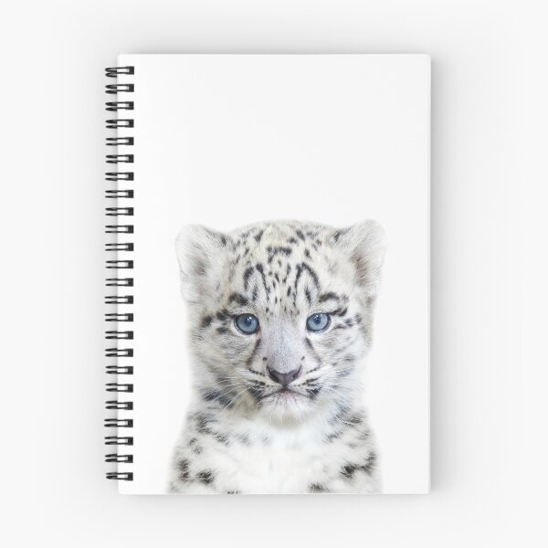 Artikelvorschau, Kunstdruck „Schneebaby-Leopard“ von Zouzounio Art entworfen und verkauft von zouzounioart.