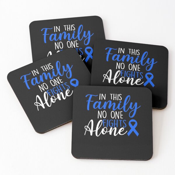 Item preview, Family Colon Cancer Support no one Fight Alone designed and sold by zedesignn.