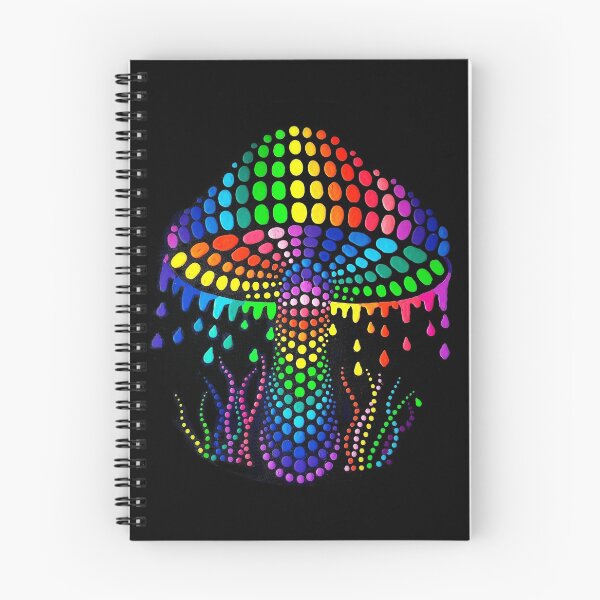 Item preview, Rainbow Dot Mushroom designed and sold by KellyJanosko-bd.