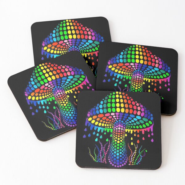 Item preview, Rainbow Dot Mushroom designed and sold by KellyJanosko-bd.