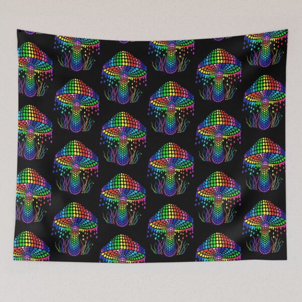 Item preview, Rainbow Dot Mushroom designed and sold by KellyJanosko-bd.