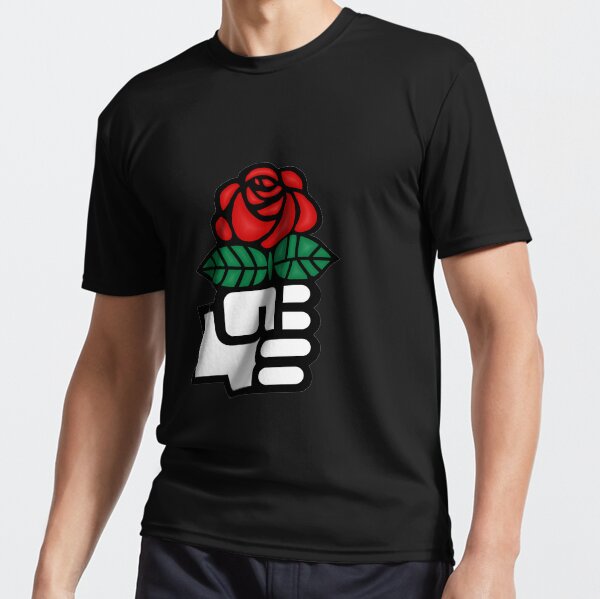 Fist and Rose (Left) Active T-Shirt
