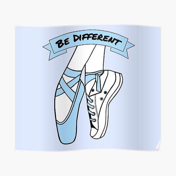 "Blue Ballet Shoes" Poster for Sale by Trace1234 Redbubble